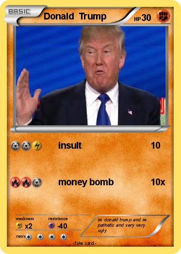 Pokemon Donald  Trump