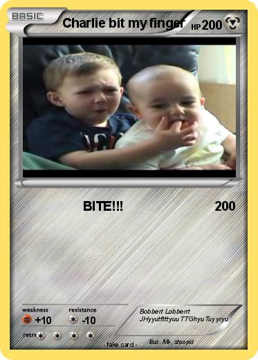 Pokemon Charlie bit my finger