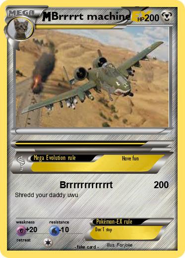 Pokemon Brrrrt machine