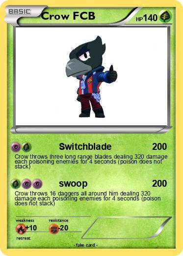 Pokemon Crow FCB