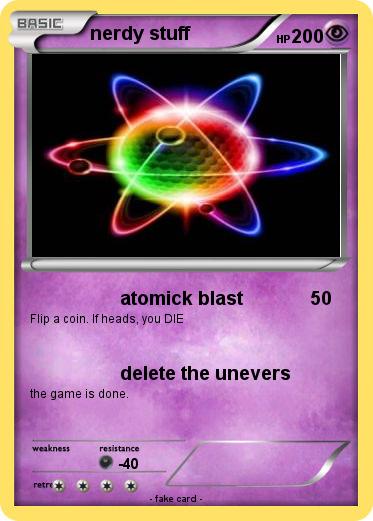 Pokemon nerdy stuff