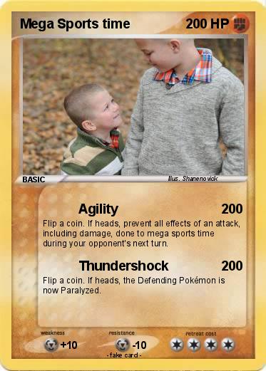 Pokemon Mega Sports time