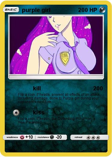Pokemon purple girl