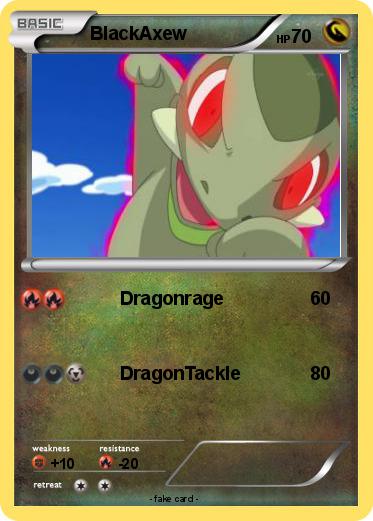 Pokemon BlackAxew