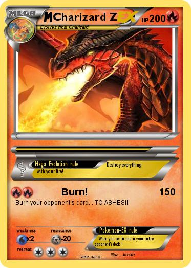 Pokemon Charizard Z