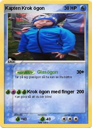 Pokemon Kapten Krok ögon