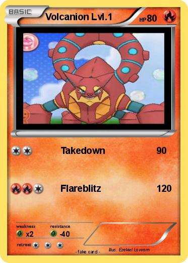 Pokemon Volcanion Lvl.1