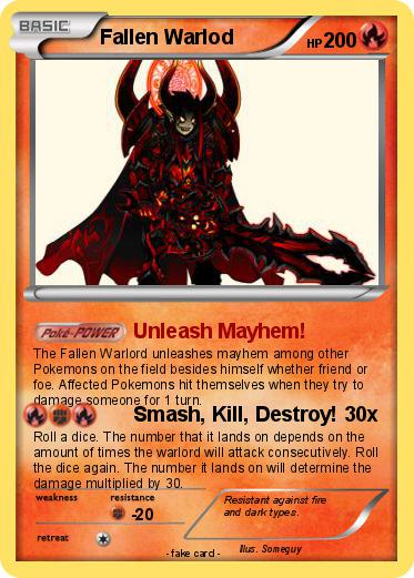 Pokemon Fallen Warlod