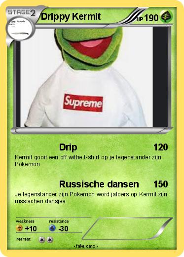 Pokemon Drippy Kermit