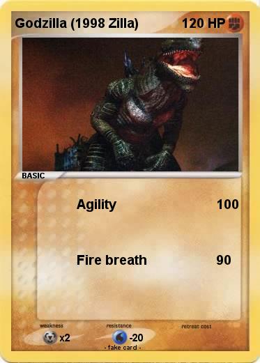 Pokemon Godzilla (1998 Zilla)