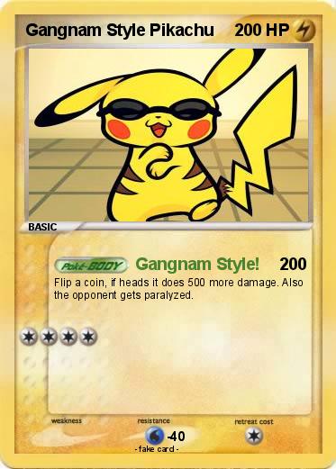 Pokemon Gangnam Style Pikachu