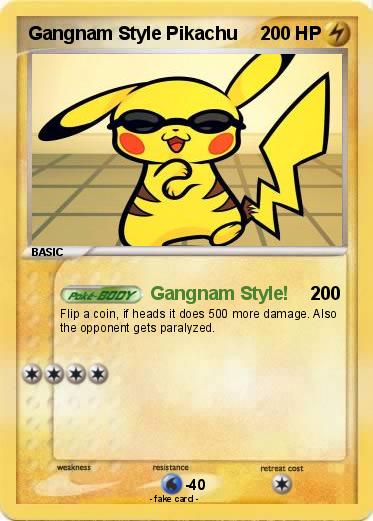 Pokemon Gangnam Style Pikachu