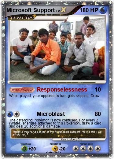 Pokemon Microsoft Support