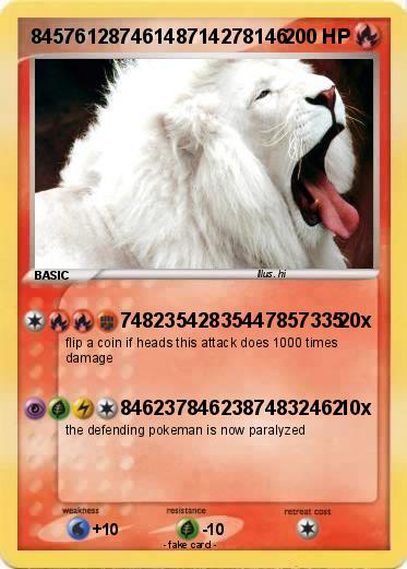 Pokemon 84576128746148714278146
