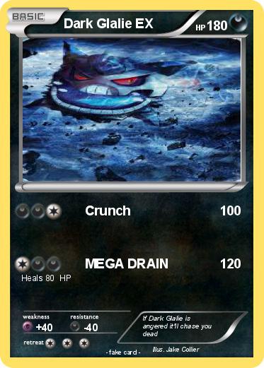 Pokemon Dark Glalie EX