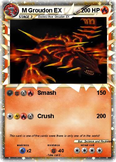 Pokemon M Groudon EX