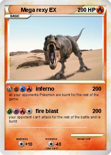 Pokemon Mega rexy EX