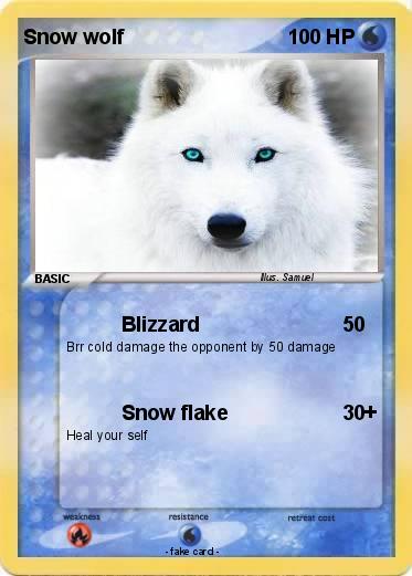 Pokemon Snow wolf