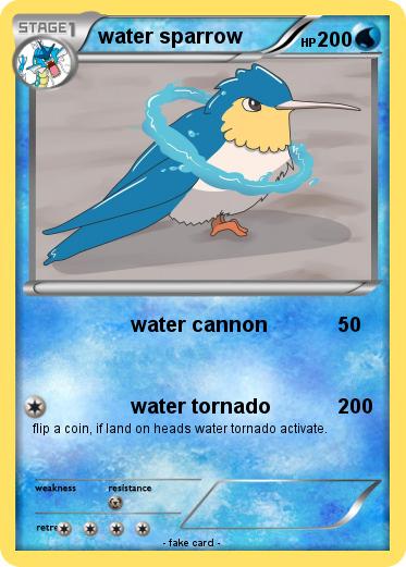 Pokemon water sparrow