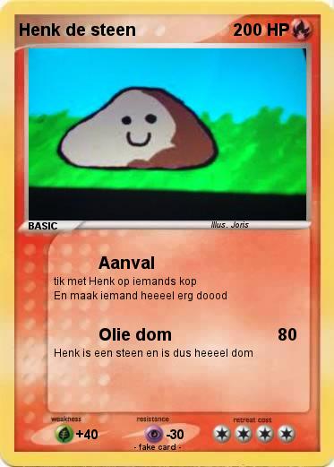 Pokemon Henk de steen