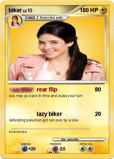 Pokemon biker