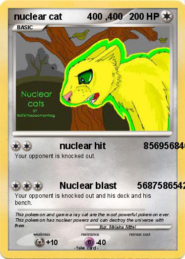 Pokemon nuclear cat          400 ,400