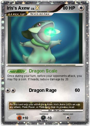 Pokemon Iris's Axew