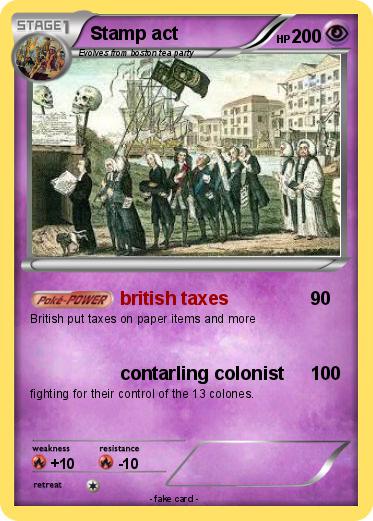 Pokemon Stamp act