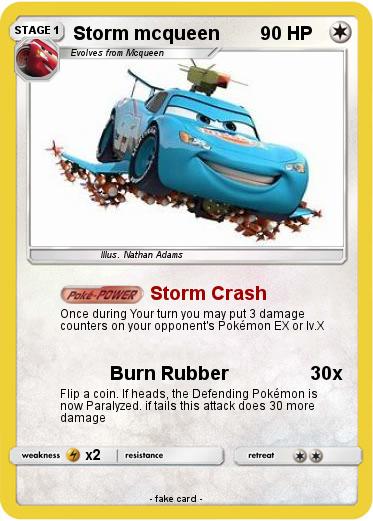 Pokemon Storm mcqueen