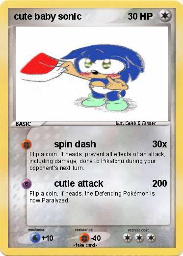 Pokemon cute baby sonic
