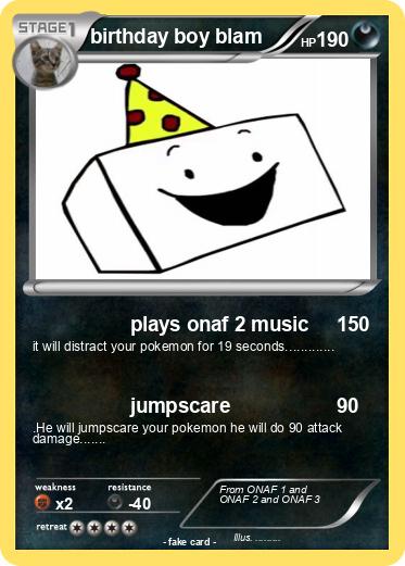 Pokemon birthday boy blam