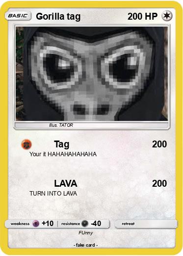 Pokemon Gorilla tag