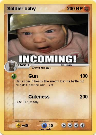 Pokemon Soldier baby
