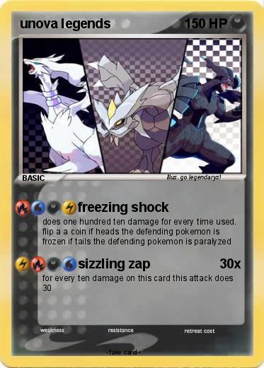 Pokemon unova legends