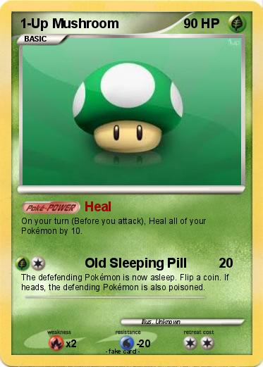 Pokemon 1-Up Mushroom