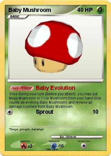 Pokemon Baby Mushroom