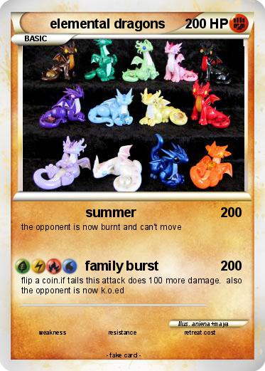 Pokemon elemental dragons