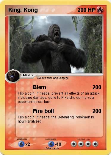 Pokemon King. Kong