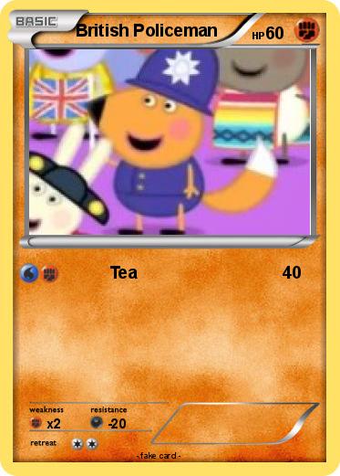 Pokemon British Policeman
