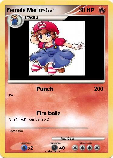 Pokemon Female Mario~!