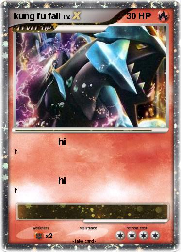 Pokemon kung fu fail
