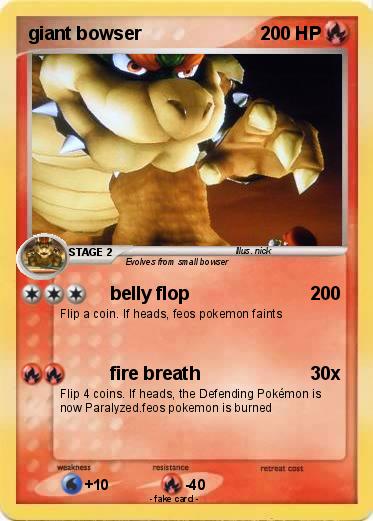 Pokemon giant bowser