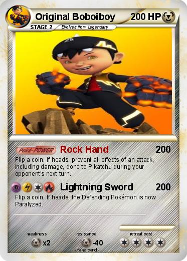 Pokemon Original Boboiboy