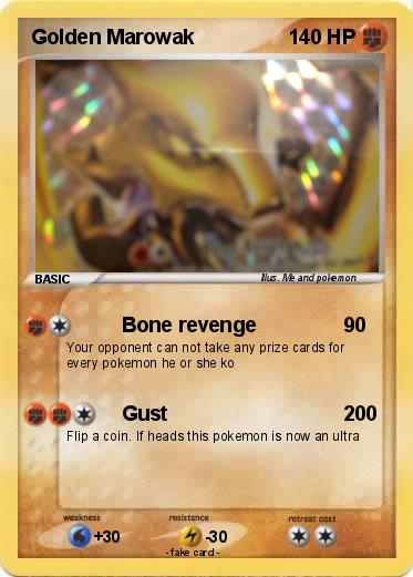 Pokemon Golden Marowak