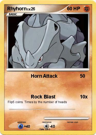 Pokemon Rhyhorn