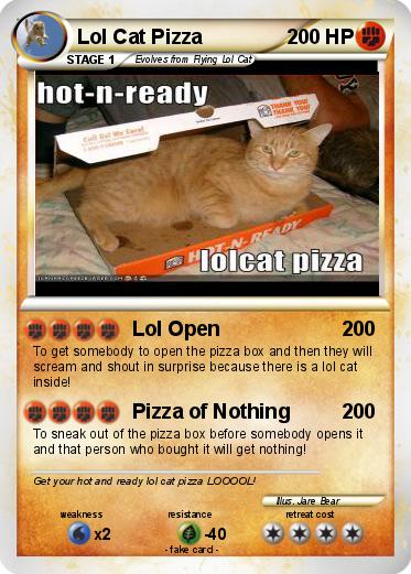 Pokemon Lol Cat Pizza