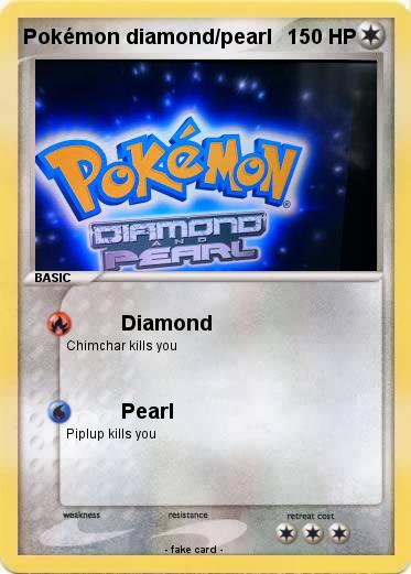Pokemon Pokémon diamond/pearl
