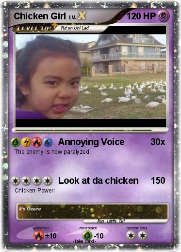 Pokemon Chicken Girl