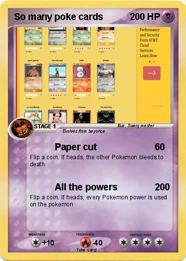 Pokemon So many poke cards