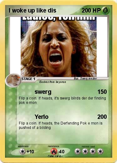 Pokemon I woke up like dis